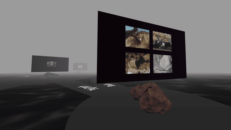 The section of the museum documenting the extraction of iron
ore.