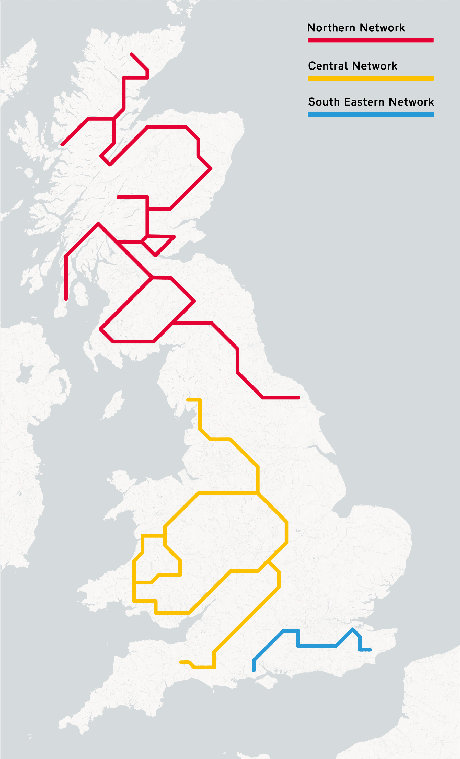 A London tube-style map for the Forest
Highway.